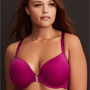 push-up lace racer back bra